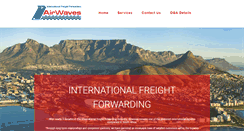 Desktop Screenshot of airwaves.co.za